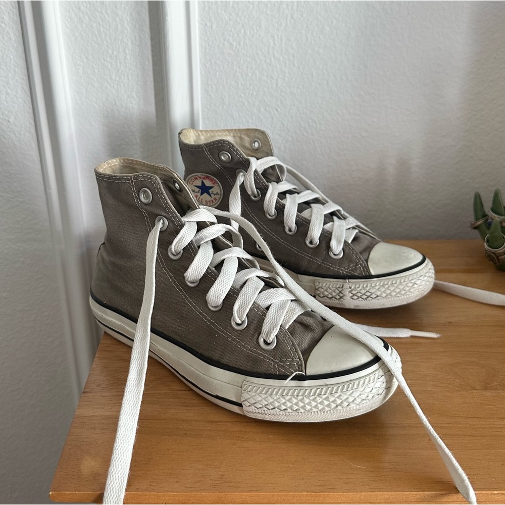 Grey Hightop Converse